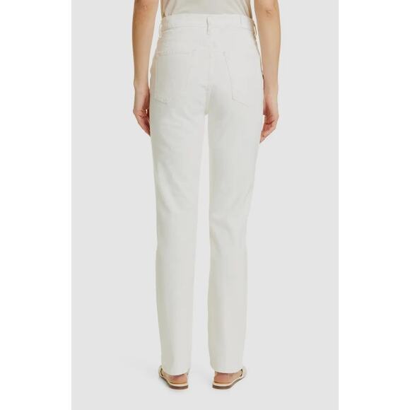 GOLDSIGN High Rise Straight Leg Jean Calla White Button Fly Casual Women's 26 - Picture 8 of 12